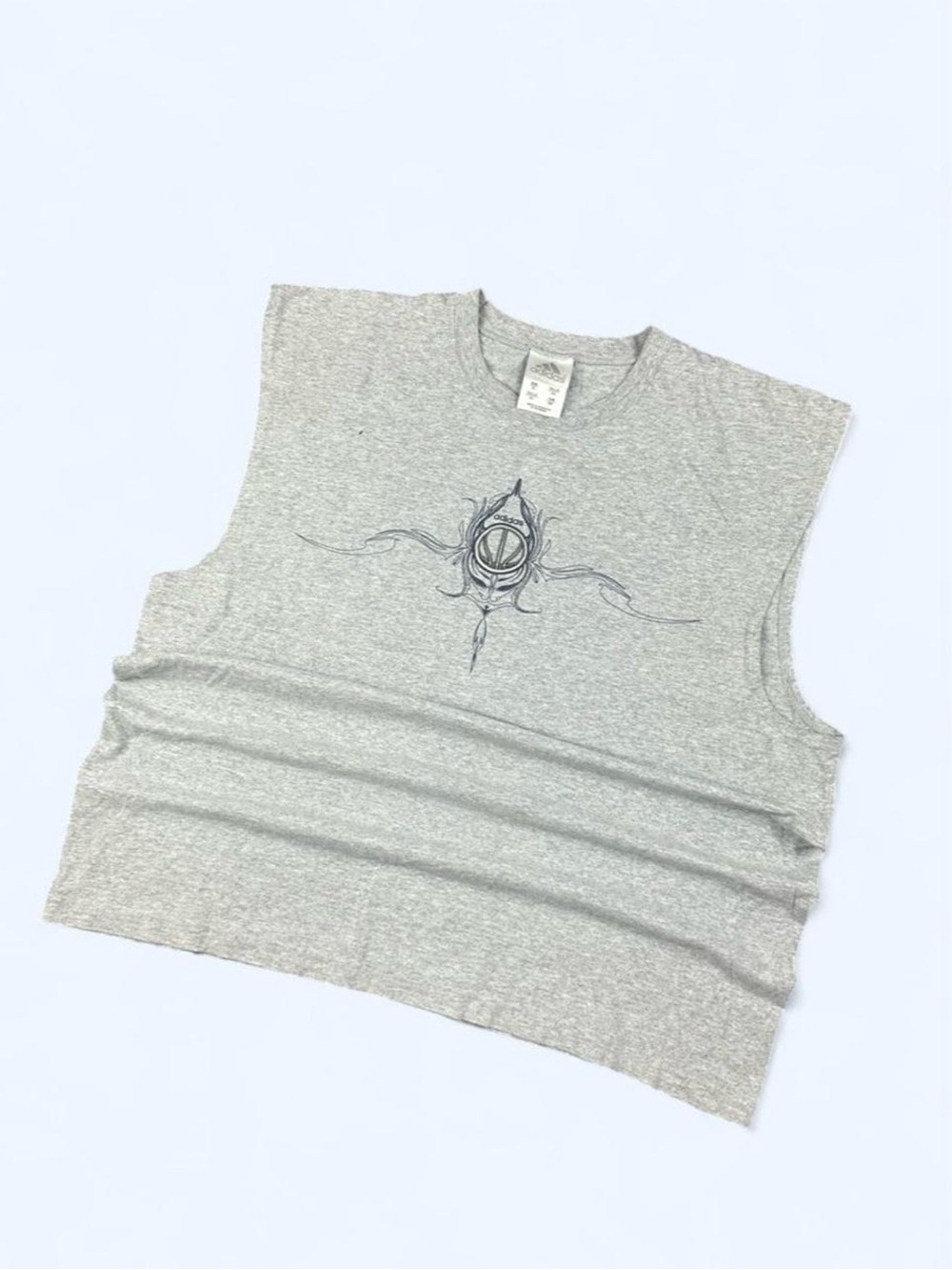 Adidas Vintage Y2K Cybersigilism / Neo-tribal Basketball Graphic Shirt
